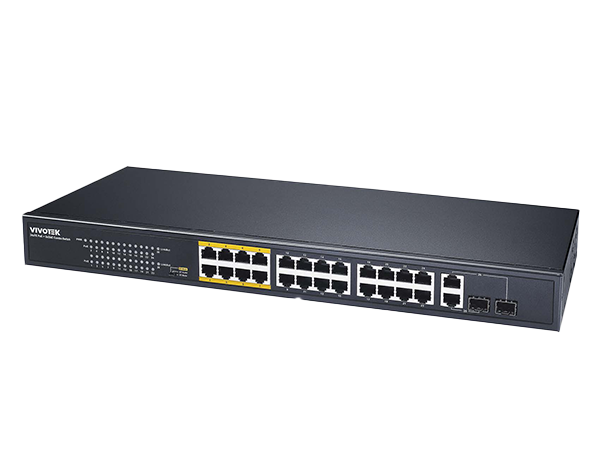 26 埠非管理型 PoE 交換器
