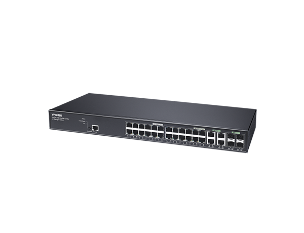 28 埠 VIVOCAM L2 管理型 PoE 交換器