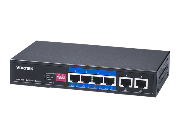 6 埠非管理型 PoE 交換器