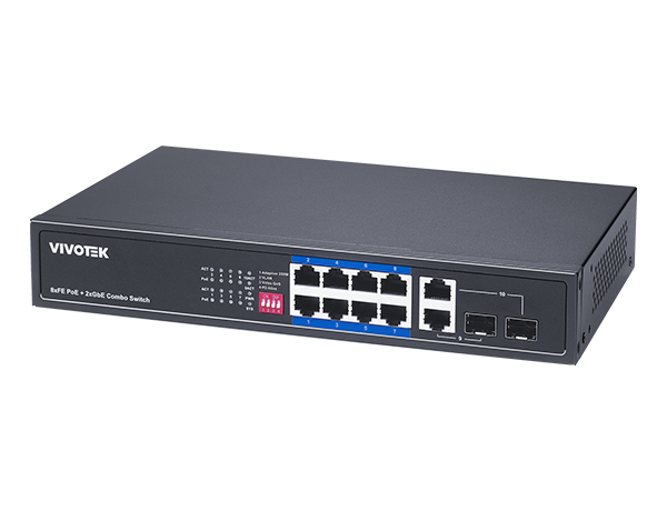 10 埠非管理型 PoE 交換器