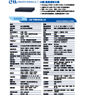 CM-TWX6416L-I3 16路 監控錄影主機