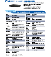 CM-TWM6104QI-M2S 4路 監控錄影主機