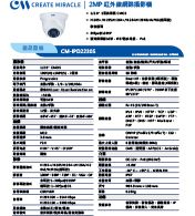 CM-IPD2230S 2MP 紅外線網路攝影機