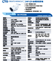 CM-IPF2230S 2MP 紅外線網路攝影機